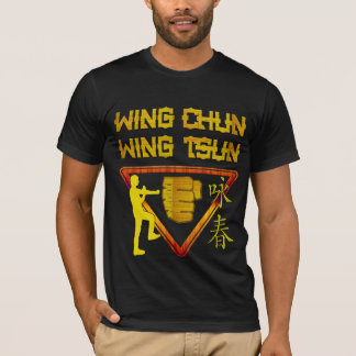 Camiseta Logotipo del triángulo de Tsun del ala de Chun del