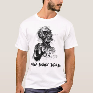Camiseta Logotipo del zombi de FDD B&W