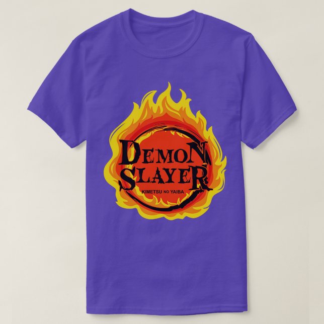 Camiseta Logotipo Demon Slayer Flame (Diseño del anverso)