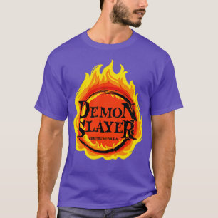 Camiseta Logotipo Demon Slayer Flame