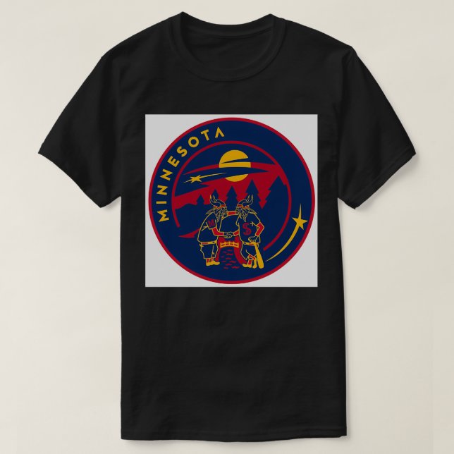 Camiseta Logotipo deportivo de Minnesota (Diseño del anverso)