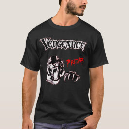 Camiseta Logotipo despredador incorporado venganza