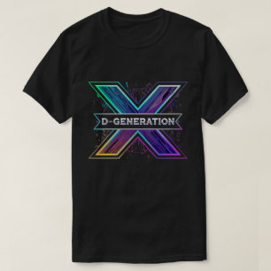 Camiseta Logotipo DX con estilo Personalizado vibrante para