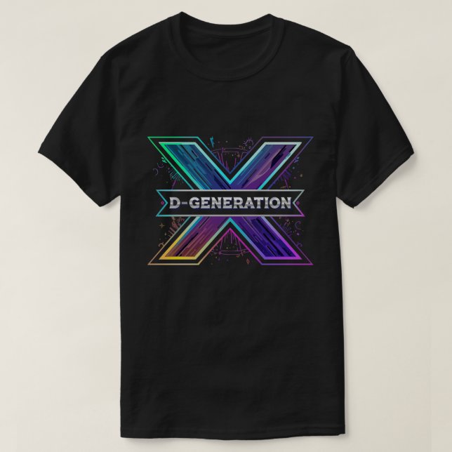Camiseta Logotipo DX con estilo Personalizado vibrante para (Diseño del anverso)