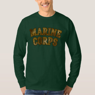 Camiseta Logotipo Emblema de Veterano del Cuerpo de Marines