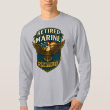 Logotipo Emblema Veterano del Cuerpo de Marines