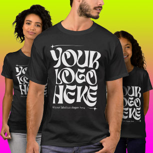 Camiseta Logotipo Empresarial Groovy Sencillo Personalizado