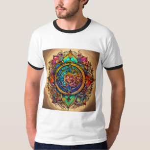 Camiseta Logotipo espiritual místico y mágico - Estilo tatu