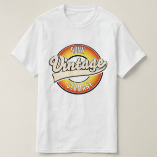 Camiseta logotipo estilo vintage de Bonn