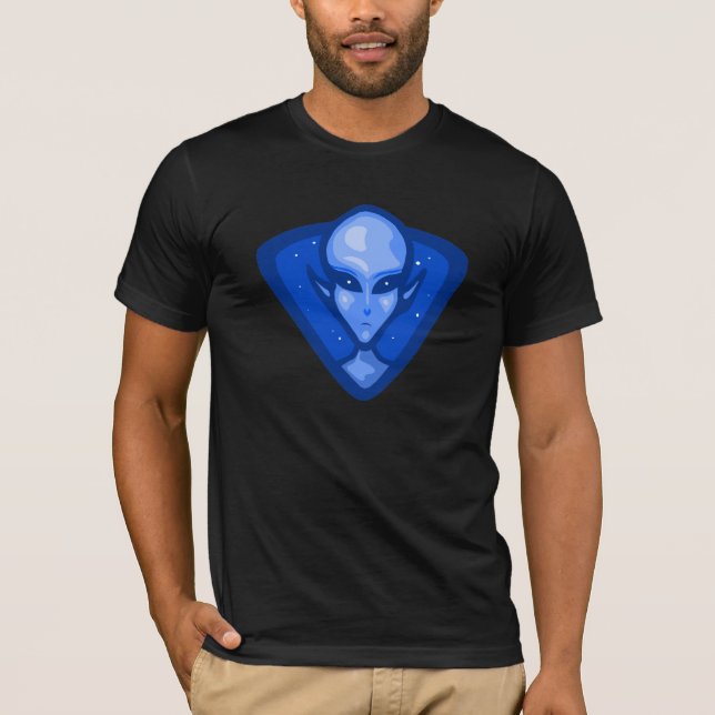 Camiseta Logotipo extranjero azul (Anverso)