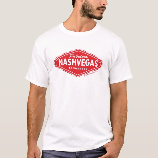 Camiseta Logotipo fabuloso del diamante de NASHVEGAS TM (Anverso)