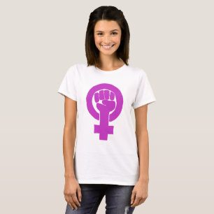 Camiseta Logotipo, feminista/feminista, igualdad/igualidad: