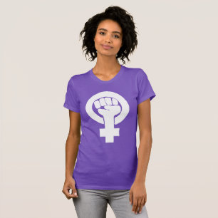 Camiseta Logotipo, feminista/feminista, igualdad/igualidad: