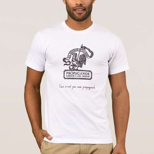 Camiseta Logotipo francés del gallo del pas de Ceci del (Anverso)