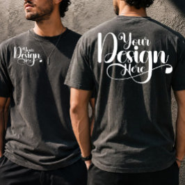 Camiseta Logotipo frontal y trasero de marca comercial pers