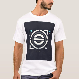 Camiseta Logotipo geométrico Minimalista moderno - Diseño e