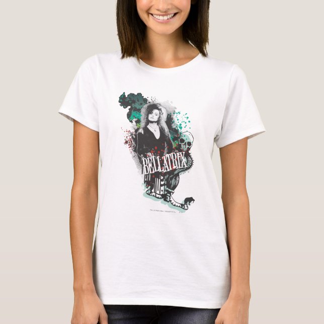 Camiseta Logotipo gráfico de Bellatrix Lestrange (Anverso)