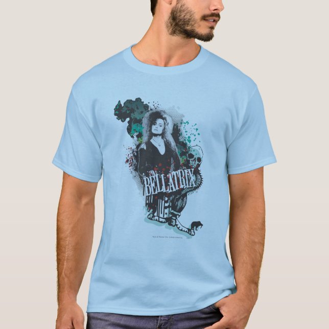Camiseta Logotipo gráfico de Bellatrix Lestrange (Anverso)
