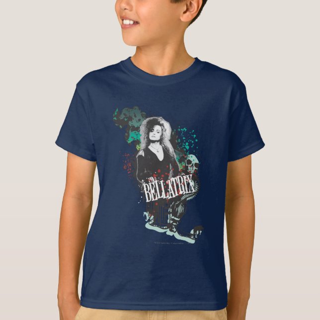 Camiseta Logotipo Gráfico de Bellatrix Lestrange (Anverso)
