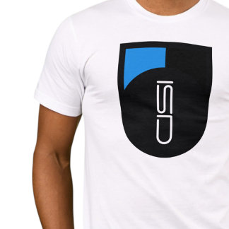 Camiseta Logotipo Gráfico ISD Ropa Retro de Calle 