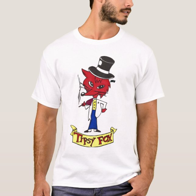Camiseta Logotipo grande achispado del Fox (Anverso)