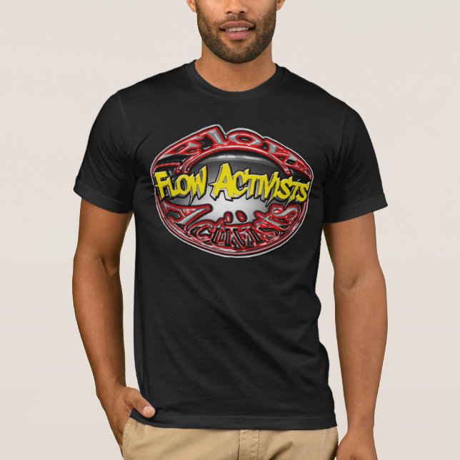 Camiseta Logotipo grande de Acivists del flujo (Anverso)