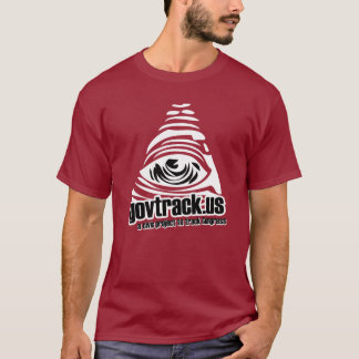 Camiseta Logotipo grande de GovTrack - rojo - ayuda