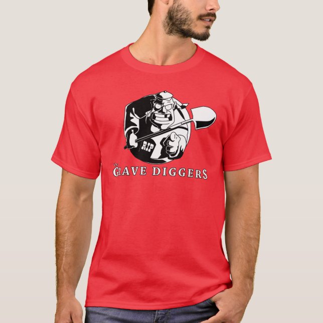 Camiseta logotipo grave de los cavadores (Anverso)