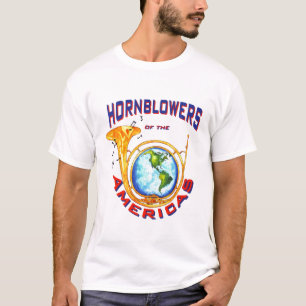 Camiseta Logotipo indicado con letras de Hornblower