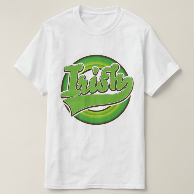 Camiseta logotipo irlandés. (Diseño del anverso)
