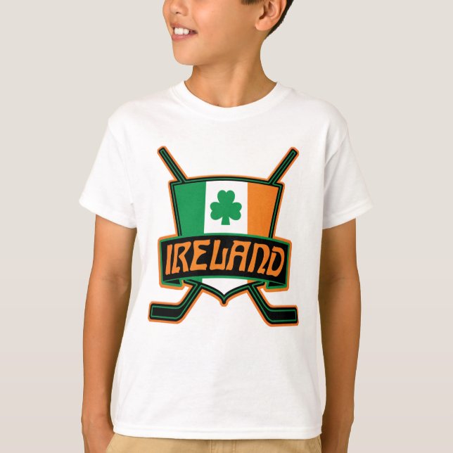 Camiseta Logotipo irlandés de hockey sobre hielo (Anverso)