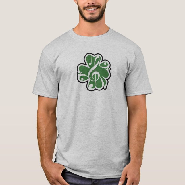 Camiseta Logotipo irlandés de la música (Anverso)
