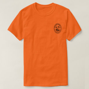 Camiseta Logotipo Jamestown Naranja Chest Men Basic