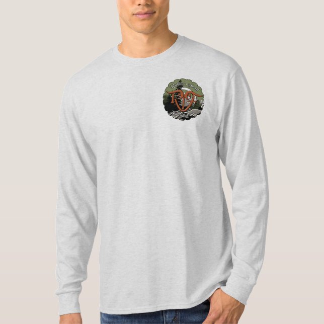 Camiseta Logotipo largo adulto del raglán RFT de la manga (Anverso)