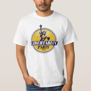 Camiseta Logotipo libertario del fiesta político