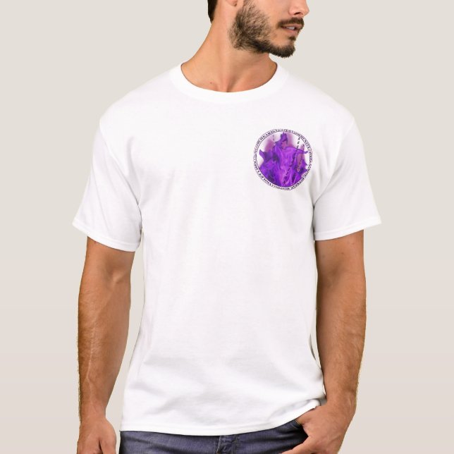 Camiseta Logotipo ligero violeta (Anverso)