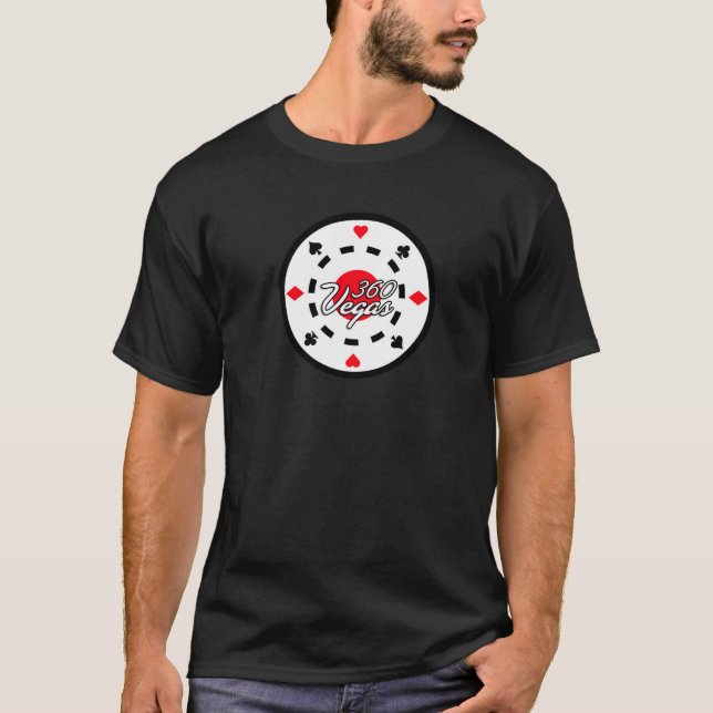 Camiseta Logotipo medio del microprocesador de 360 Vegas (Anverso)
