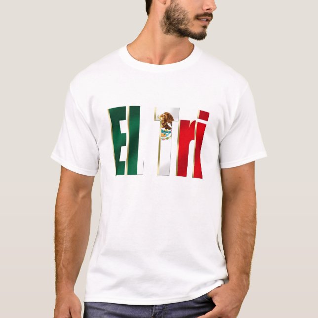 Camiseta Logotipo mexicano del orgullo del tri México (Anverso)