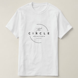Camiseta Logotipo minimalista del estudio de diseño The Cir