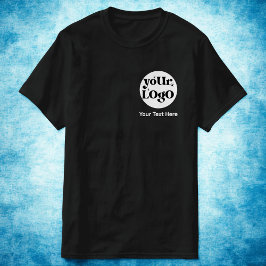 Camiseta Logotipo minimalista y negocio del texto