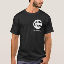 Camiseta Logotipo minimalista y negocio del texto