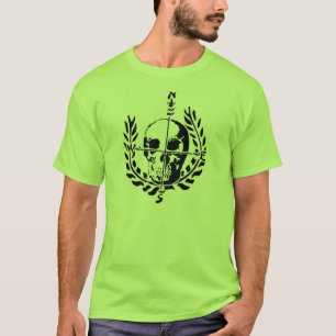 Camiseta Logotipo náutico T del cráneo