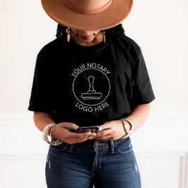 Camiseta Logotipo negro Añadir personal de la compañía de n