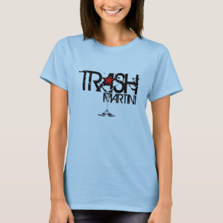 Camiseta Logotipo negro de las señoras de Martini de la