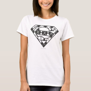 Camiseta Logotipo negro de Supergirl Argyle
