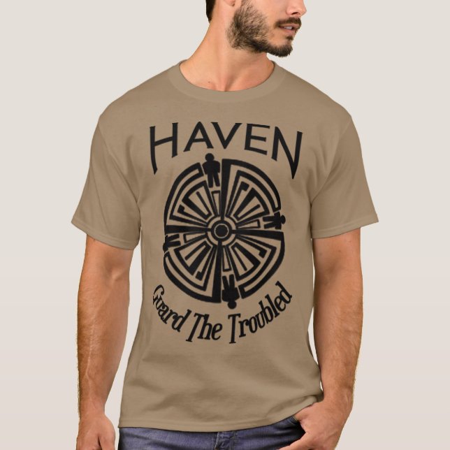 Camiseta Logotipo negro del tatuaje de Haven (Anverso)