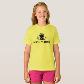 Camiseta logotipo negro para niños