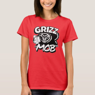 Camiseta Logotipo negro y blanco de la multitud de Grizz -