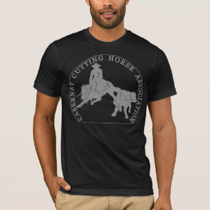 Camiseta Logotipo Noir americano Gris de Cabernet CHA de la