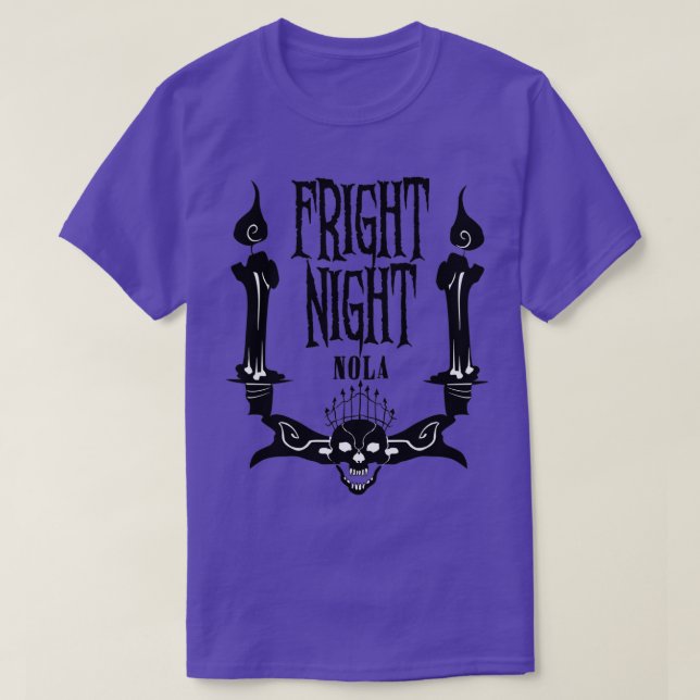 Camiseta Logotipo NOLA de la noche de vuelo (Diseño del anverso)